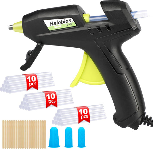Mini Hot Glue Gun, Glue Gun and Sticks Set Mini Glue Gun with 30 Glue Sticks, Hot Glue Gun for School Office Crafts DIY Arts Quick Home Repairs...