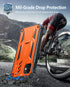 FNTCASE for iPhone 12 Phone Case: for iPhone 12 Pro Phone Case Military Grade Drop Proof Rugged Protective Cover with Kickstand | Matte Textured S...