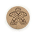 Meeple Board Game Coasters with Modern Facets Engraved (Set of 4)...