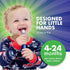 Brilliant Oral Care Baby Toothbrush with Soft Bristles and Round Head, for a Toddler Approved, Easy to Use All-Around Clean Mouth, Ages 0-2 Years,...