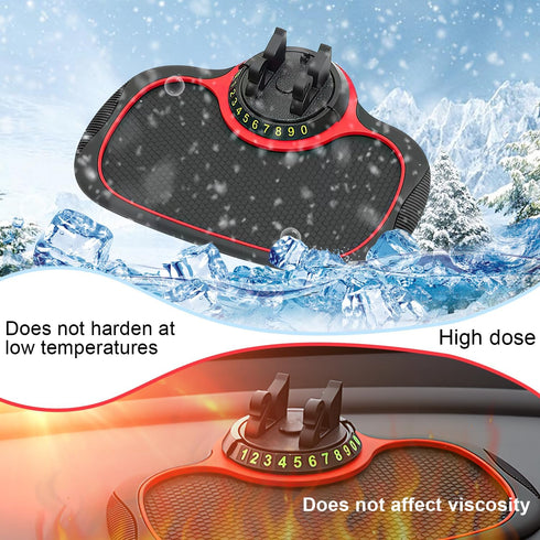 Portable Electronic Device Mount, Car Phone Holder with Honeycomb Mat, Universal Compatibility, Rotatable, 1 PC......