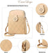 Small Purse for Women with Floral Buckle Cell Phone Purse Crossbody Women's Crossbody Handbags...