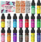 Epoxy Resin Pigment - 16 Colors Translucent Resin Colorant, Highly Concentrated Resin Dye for DIY Jewelry Making, AB Resin Coloring - 10ml...
