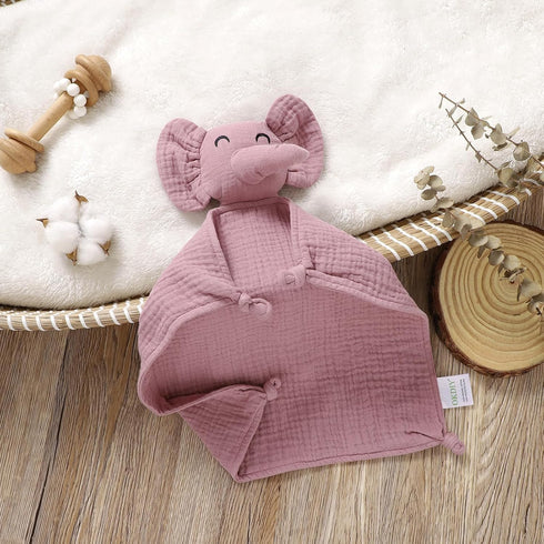 Organic Elephant Loveys for Babies,Muslin Baby Security Blankets for Babies,Soft Elephant Baby Snuggle Animals for Newborn,Newborn Baby Gift,Baby ...
