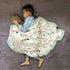 Muslin Soft Swaddle Blankets, Muslin Quilt Baby Blanket for Boy Girl Toddler Daycare, Kids Swaddle Wrap, Practical Size 43 X 45 inches (Rainbow Un...