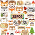 35 PCS Woodland Animal Photo Booth Props Wild One Camping Forest Theme Party Favors Decorations for Woodland Creatures Baby Shower Birthday Party ...