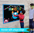 MISS FANTASY Halloween Games Kids Party, Pin The Eye on The Monster, Halloween Party Activities for Family Children Boys Girls Classroom School Ho...