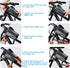 Bike Phone Bag Bike Front Frame Bag Waterproof Bicycle Phone Handlebar Holder Case Bicycle Pouch Sensitive Touch Screen Compatible Below 6.5"(Blac...