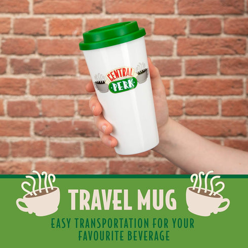Paladone Friends TV Show Travel Mug, Central Perk Coffee Mug Officially Licensed Merchandise...