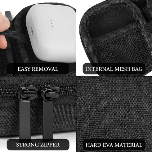 Geekria Shield Earbuds Case Compatible with Soundcore by Anker P40i P30i C30i Liberty 4 True Wireless Earbuds, Replacement Protective Hard Shell T...