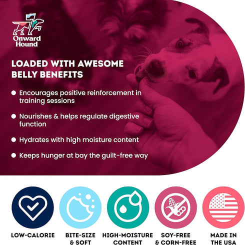 Training Treats for Dogs - Soft Bison - Low Calorie Dog Training Treats for Sensitive Stomachs with Single Source Premium Protein, Corn Free, & So...