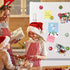 MORCART 30Pcs Christmas Strong Refrigerator Magnet Fridge Magnetic Sticker, Home Office Locker Fridge Christmas Decorative Magnets Gift for Family...