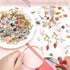 SANNIX 500Pcs Charms Bulk Wholesale Assorted Gold Plated Enamel Pendants Earring for Bracelet Necklace DIY Jewelry Making Craft Supplies...