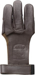 Bear Archery Leather 3 Finger Traditional Archery Shooting Glove, Medium, Black (ASG101M)...