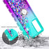 NZND Designed for Samsung Galaxy A03S Case, AO3S Phone Case, Glitter Liquid Floating Waterfall Girls Women Kids Cute Case with Tempered Glass Scre...