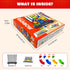 rokt&razo Creative Building Block Set for Toddlers, 30 Pattern Cards, Open-Ended Play Toy for Sensory Development and Problem Solving Skills...