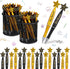 64 Pcs Star Student Pens Reward Ballpoint Pens Teacher Appreciation Gifts Black Inspirational Pens for Star Students Awards of the Week, School Cl...