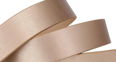 41X1.3 Inch Women Fashion PU Leather Belt Casual Waist Belt with Round Metal Buckle...