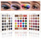 UCANBE Eyeshadow Makeup Palette 86 Colors, Matte Black Grey Silver Smokey Goth Eye Shadows+Chunky Pressed Glitters+Bright Colorful Neon Shades+Ros...