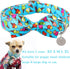 Summer Dog Collar with Bow Tie, Cotton Cute Bowtie Dog Collar, Summer Bowtie Collar for X-Large Boy Girl Dog, Comfortable Blue Dog Collar with Met...