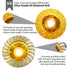 Concrete Grinding Wheel 4 inch for Angle Grinder - Diamond Cup Wheel for Grinding Concrete, Cement, Masonry Stones, Granite, Marble - 24 Segment T...