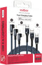 iPhone Charger Lightning Cord 3Pack 1FT 3FT 6FT Right Angle MFi Certified Cable Braided USB Charging Wire High Speed Black......