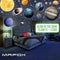 Glow in The Dark Planets, Bright Solar System Wall Stickers -Sun Earth Mars and so on,9 Glowing Ceiling Decals for Bedroom Living Room,Shining Spa...