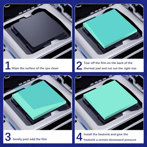 SYY Thermal Pad, Silicone Thermal Pads 80x40x2mm, High Temperature Resistance and Non Conductive for Laptop Heatsink/GPU/CPU/LED Cooler (2mm)...