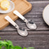 2pcs Replacement Spoons Compatible with Thermos Funtainer 10oz Food Jar, 304 Stainless Steel Metal Folding Spoon Foldable Utensils Portable Spoon ...
