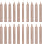 Mega Candles 20 pcs Unscented Rose Gold Exquisite Mini Taper Spell Candles, 4 Inch Tall x 1/2 Inch Diameter, Magic Chimes, Enchantment, Casting Ri...
