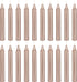 Mega Candles 20 pcs Unscented Rose Gold Exquisite Mini Taper Spell Candles, 4 Inch Tall x 1/2 Inch Diameter, Magic Chimes, Enchantment, Casting Ri...