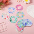 25pcs Sensor Covers for Libre 1/2, Waterproof Flower Pattern Blood Sugar Monitor Patch Adhesive Patches Sensor Sticker Accessories Compatible with...