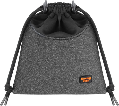 Desing Wish Lightweight Headphone Storage Bag, Portable Headset Carrying Pouch Headphone Case Bag Soft Travel Pouch for Over-Ear Headphones/Gaming...