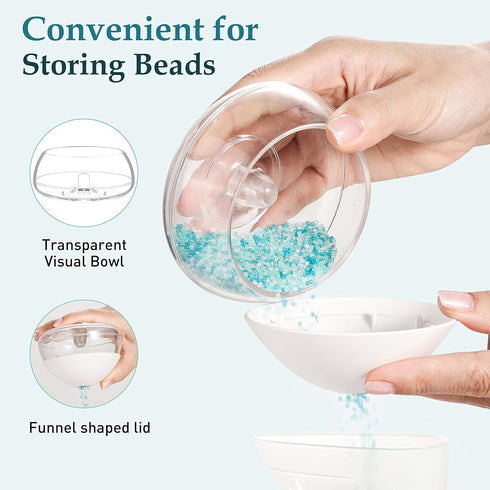 PP OPOUNT Electric| Clay| Seed Bead Spinner with 3171 PCS Jewelry Beads Set, Fast Beading Bead Spinner Machine for Jewelry Making (Patent Product)...
