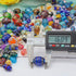 Fun-Weevz 50 PCS Assorted Glass Beads for Jewelry Making Adults, Large and Small Bulk Glass Beads for Crafts, Craft Lampwork Murano Bead Mix for B...