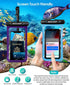 Hiearcool Universal Waterproof Phone Pouch, Dry Bag Compatible for iPhone 16 15 14 13 Pro Max XS Plus Samsung Galaxy S22 Cellphone Up to 8.3", IPX...