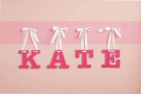 CoCaLo Mix & Match Pink Hanging Letter, Q...