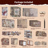ALKALO Vintage Scrapbooking Kit(202pcs), Garden Slow Time Series with Journaling/Scrapbooking Supplies,Stationery,A6 Notebook,Aesthetic DIY Gift f...