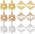 Earring Chandelier Charms,12pcs Chandelier Component Links Alloy Earring Connector Charms Chandelier Earring Components Earring Jewelry Making for...