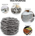 12 Pack Stainless Steel Scourers by Scrub It – Steel Wool Scrubber Pad Used for Dishes, Pots, Pans, and Ovens. Easy scouring for Tough Kitchen Cle...