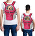 Fhiny Dog Carrier Backpack, Comfortable Doggy Front Backpack Pet Puppy Carrier Travel Pack with Breathable Head Out Design and Padded Shoulder for...