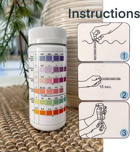 6-in-1 Pool & Spa Test Strips - Ideal for Pools, Hot Tubs and Spas - Easy to Read - 50 Pack...