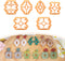 Puocaon Aztec Polymer Clay Cutters - 6 Pcs Clay Cutters for Polymer Clay Jewelry, Folk Western Polymer Clay Earring Cutters, Classic Aztec Polymer...