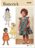 Butterick Toddlers' High Waisted Dress Sewing Pattern Kit, Design Code B6885, Sizes 1/2-1-2-3-4, Multicolor...