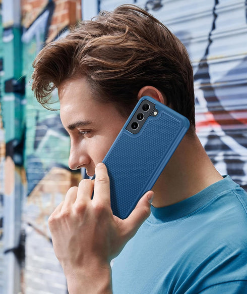 JXVM for Samsung Galaxy S21 FE Case: Dual Layer Protective Heavy Duty Cell Phone Cover Shockproof Rugged with Non Slip Textured Back - Military Pr...