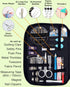 Vellostar Sewing Kit for Adults - A Portable Hand Needle and Thread Kit with Essential Sewing Supplies and Accessories for Small Clothing Repairs,...