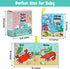 OKOOKO Soft Baby Books 6PCS Soft Cloth Books Bath Books Crinkle Washable Non-Toxic Early Education Preschool Learning Toy for Newborns Babies Infa...