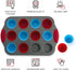 Boxiki Kitchen 12 Cup Mini Muffin Pan with Silicone Muffin Liners. Professional Cupcake Pan for Baking Muffin Mold, Mini Muffin Tin Non-Stick Stee...
