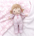 Little Me Plush 2-Ply Baby Blanket, 2 Sided Reversible, 30" x 40" (Pink Damask Print)...