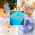 Allgala 6 Roll 2"x7yd Navy Blue Color Handmade Rustic Fringe Frayed Chiffon Ribbon for Bridal Wedding Gift Packing, Flower Bouquet Arrangement Wra...